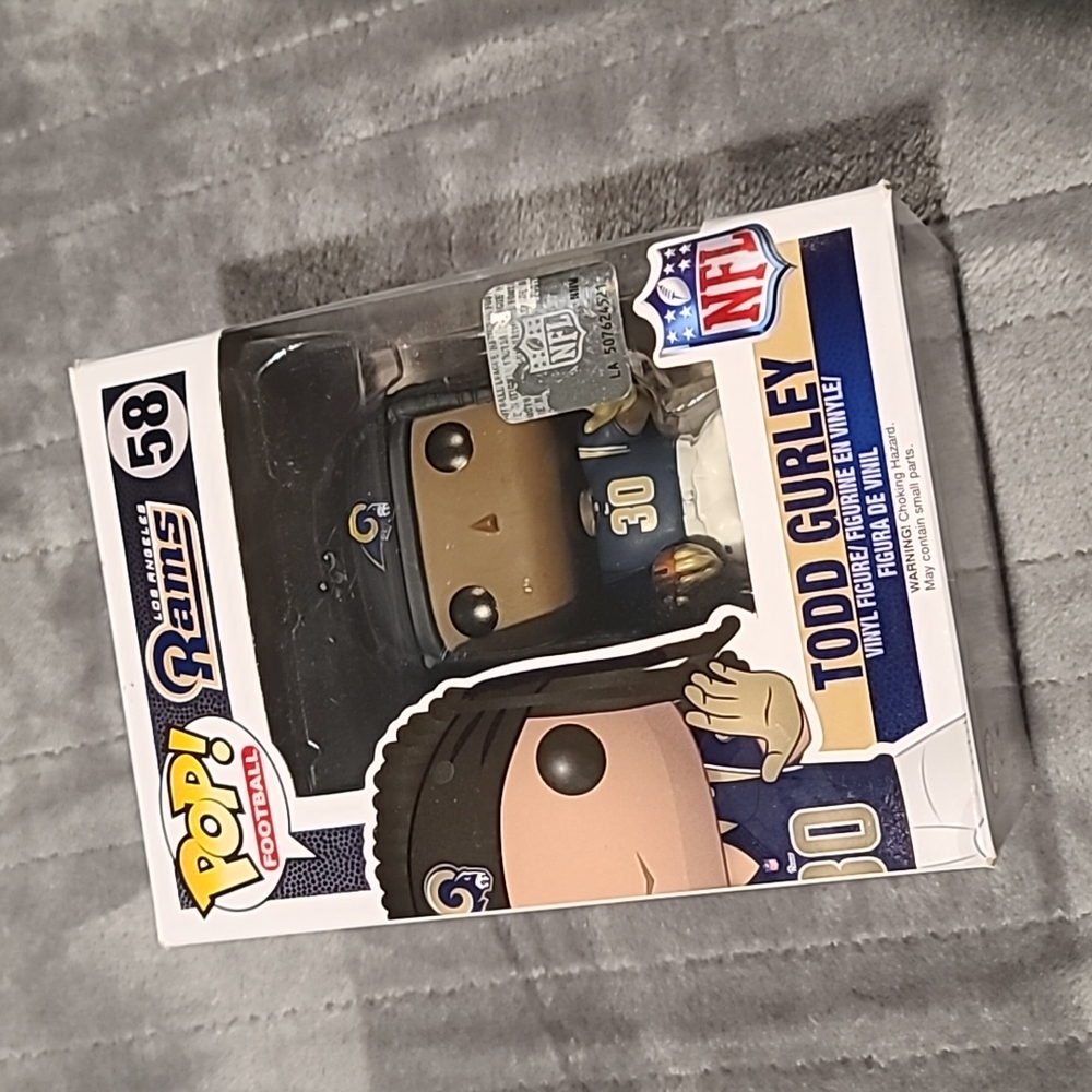 Funko Pop Football 58 Los Angeles Rams Todd Gurley